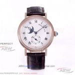 GXG Factory Breguet Classique Moonphase 4396 Rose Gold Diamond Bezel 40 MM Copy Cal.5165R Automatic Watch